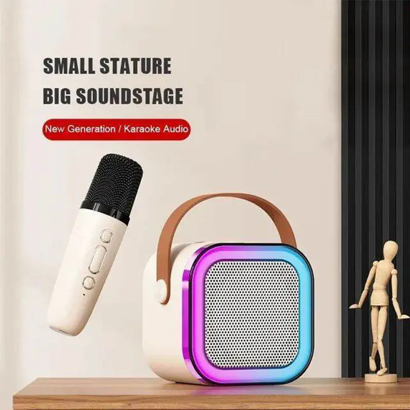 Picture of Mini Karaoke Speaker with Wireless Microphone Multicolor