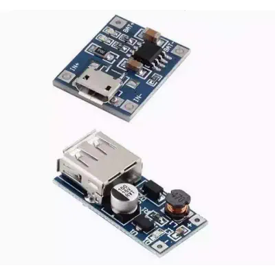 Picture of Power Bank Module Pair 5V 1A - Blue - Blue