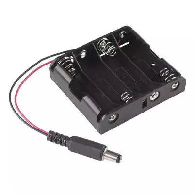 Picture of Battery Holder (4xAA) - Black - Black