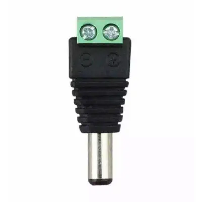 Picture of Audio Male RCA connector Adaptor Jack plug - Black
