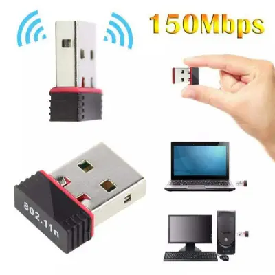 Picture of 150M Mini USB wifi Dongle Reciver wireless 802.11 n/g/b Network card Adapter - Black