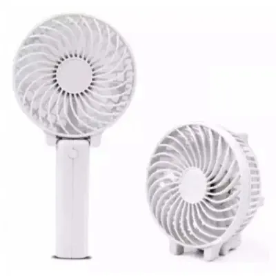 Picture of Mini USB lithium Battery Rechargeable Hand Fan - White