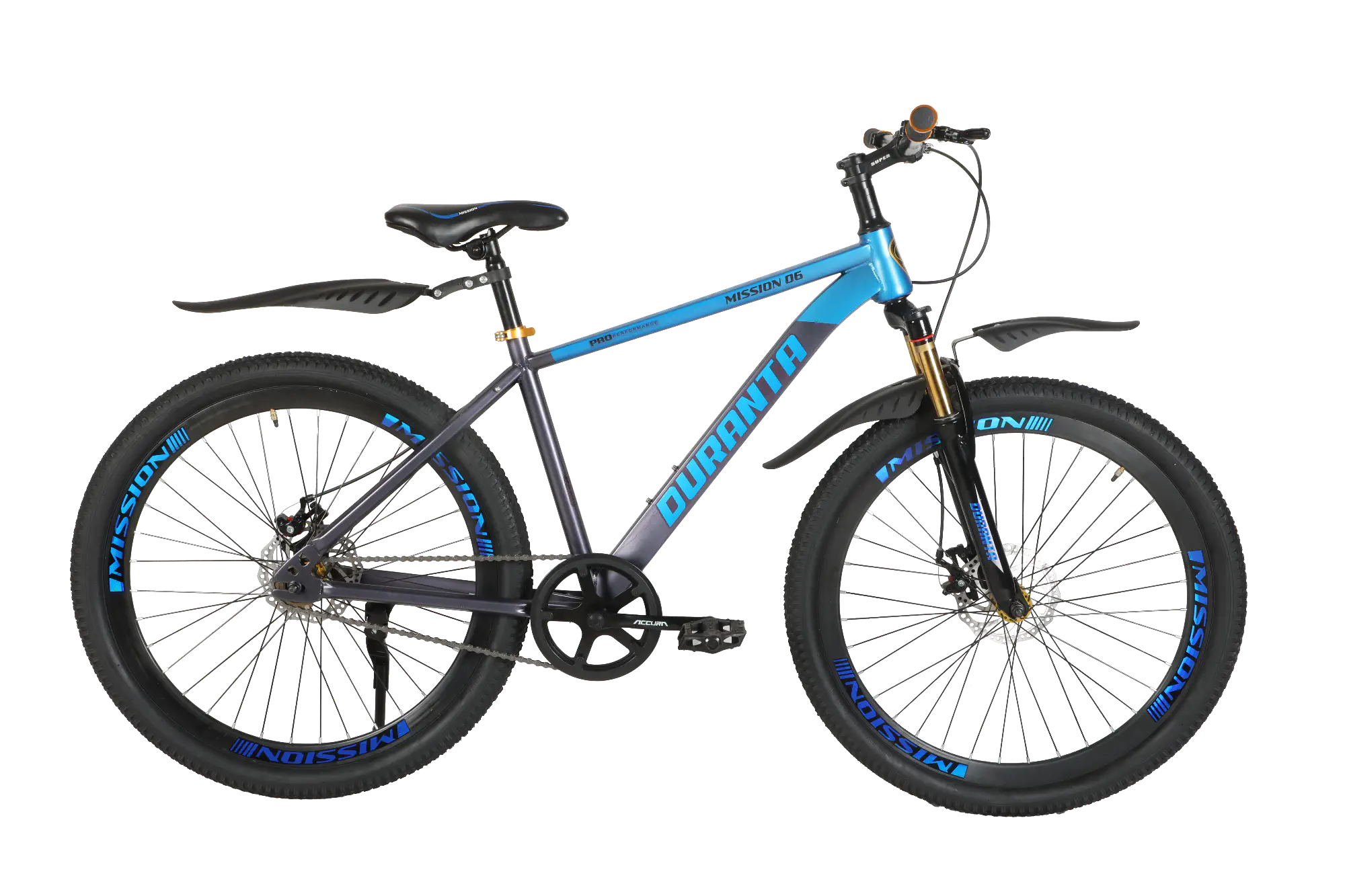 Picture of Duranta steel 1 speed 26 Inch Mission-06 Blue-Ash Bicycle