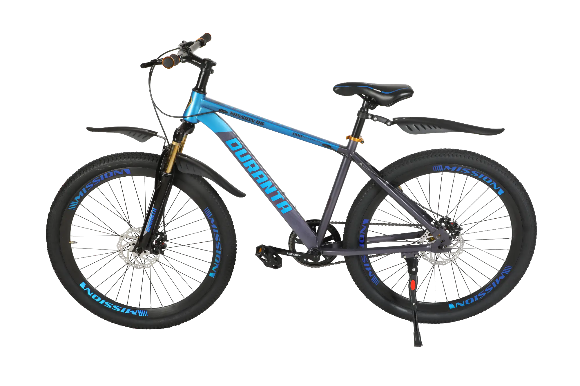 Picture of Duranta steel 1 speed 26 Inch Mission-06 Blue-Ash Bicycle