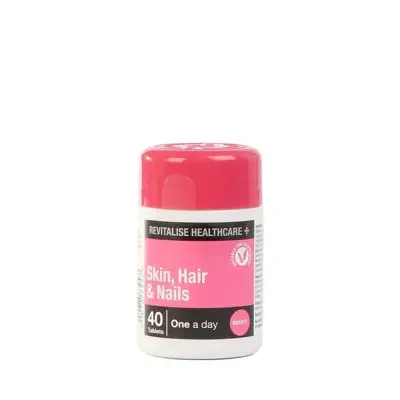 Picture of SKIN, HAIR & NAIL Health Supplement One a Day 40 Tablets Multivitamin New Formula-1 BRIGHT