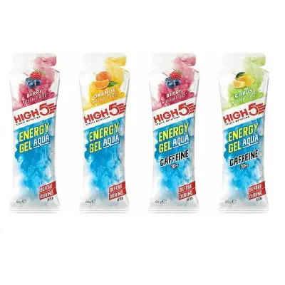 Picture of High 5 Energy Gel Aqua - Made in UK - Sports Nutrition - for cycling, running and workout, before, during, after-Orange