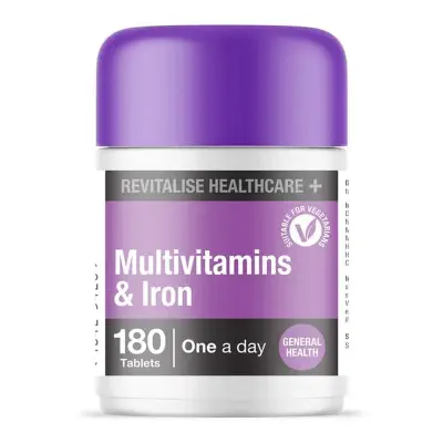 Picture of Multivitamins & Iron 180 Tablets - Made In UK-1 BRIGHT