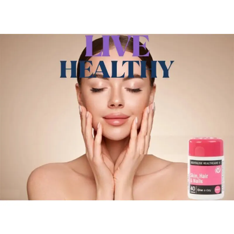 Picture of SKIN, HAIR & NAIL Health Supplement One a Day 40 Tablets Multivitamin New Formula-1 BRIGHT