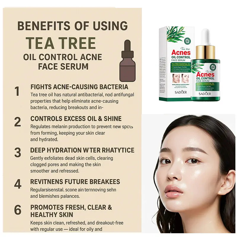 Picture of SADOER Tea Tree Acne Oil Control Face Serum-1 BRIGHT