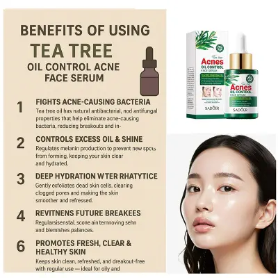 Picture of SADOER Tea Tree Acne Oil Control Face Serum-1 BRIGHT