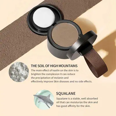 Picture of Vanlin Maydy Hairline Shadow Powder - Root Touch Up Hair Color for Gray Coverage - Bald Spot Concealing Hair Powder for Women & Men - 24-Hour Stain-Proof-Coffee