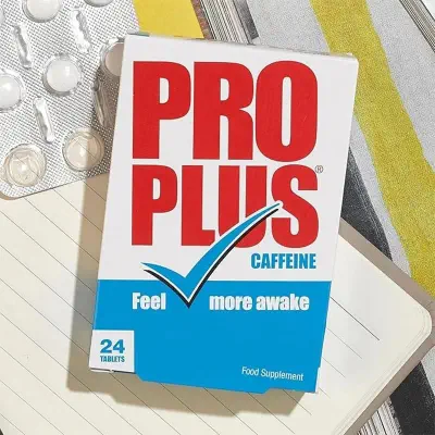 Picture of Pro Plus 24 tablets - Caffeine tablets - Sugar Free - Made in UK-Soft White
