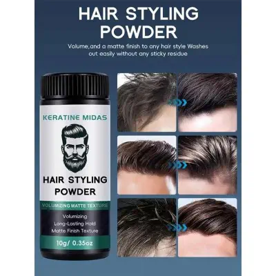 Picture of Hair Styling Powder Hair Volumizing Fluffy Powder 10g Unisex Long Lasting Hold Hair Styling Powder Unisex Long Lasting Hair Styling Powder-1 BRIGHT