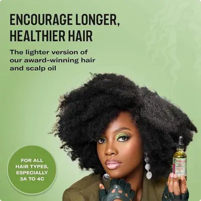 Picture of Mielle Organics Rosemary & Mint Light Hair Oil for Hair Growth, Split Ends & Dry Scalp Treatment - Infused with Biotin & Essential Oils for Strengthening, Soothing, Moisturizing & Encouraging Longer Hair 59 ml-1 BRIGHT